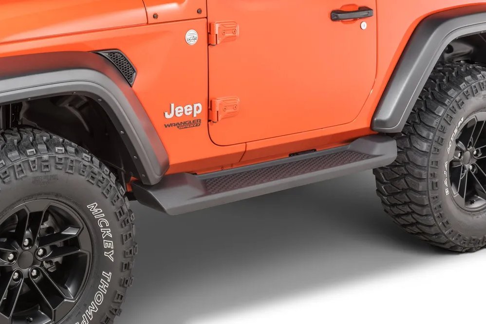 Пластиковые пороги для JL 4D от JeepTerrain.ru